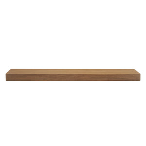 Barney Modern Floating Wall Shelf with Veneer Finish for Books and Decorative Displays