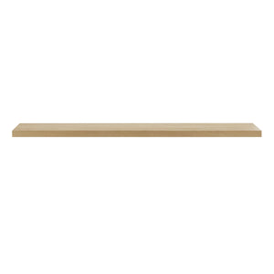 Barney Modern 75 Inch Floating Wall Shelf for Books Figurines and Decorative Display Accents