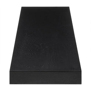 Barney Modern 75 Inch Floating Wall Shelf for Books Figurines and Decorative Display Accents