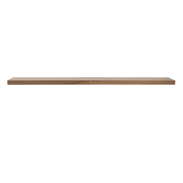 Barney Modern 75 Inch Floating Wall Shelf for Books Figurines and Decorative Display Accents