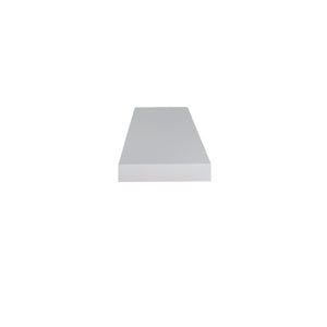 Barney Modern 75 Inch Floating Wall Shelf for Books Figurines and Decorative Display Accents