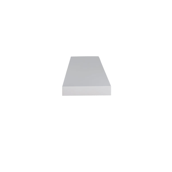 Barney Modern 75 Inch Floating Wall Shelf for Books Figurines and Decorative Display Accents