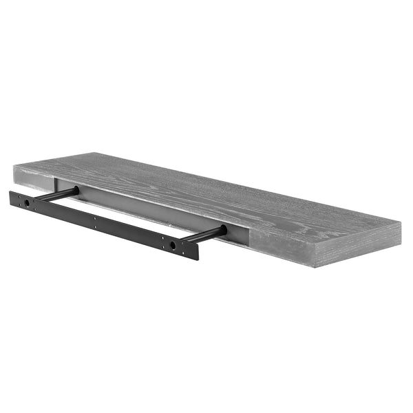 Barney Modern Floating Wall Shelf for Books Figurines and Decorative Display Accents