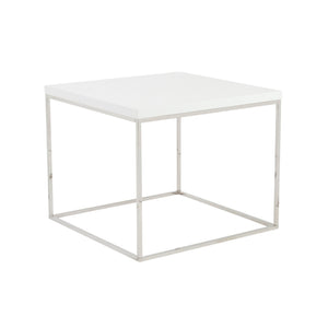 Teresa Accent Side Table with Sleek Base for Stylish Modern Living Room Decor and Entertaining