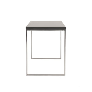 Dillon 48 Inch Executive Writing Desk with Metal Base for Modern Office Workspace Productivity