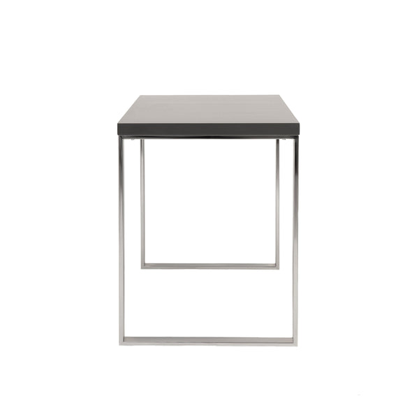 Dillon 48 Inch Executive Writing Desk with Metal Base for Modern Office Workspace Productivity