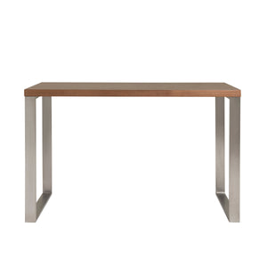 Dillon 48 Inch Executive Writing Desk with Metal Base for Modern Office Workspace Productivity