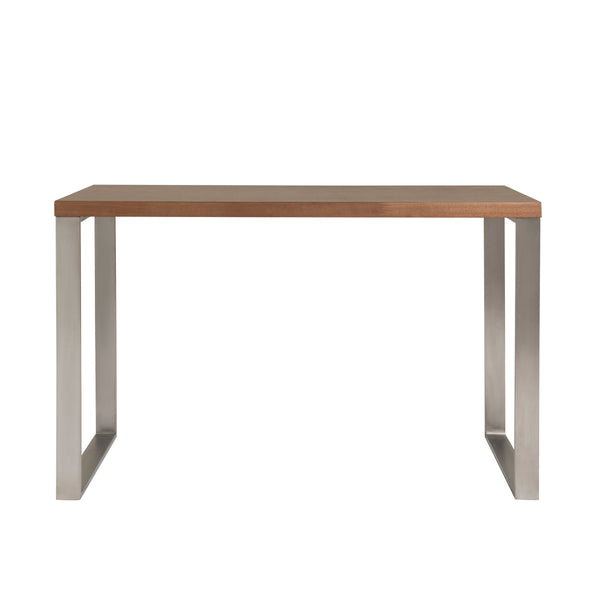 Dillon 48 Inch Executive Writing Desk with Metal Base for Modern Office Workspace Productivity