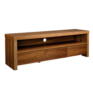 Bryant 3 Drawer Media Stand with Open Shelf and Cable Management for Modern Living Rooms