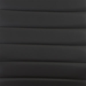 Axel Ribbed High Back Executive Chair with Sleek Aluminum Base for Modern Offices