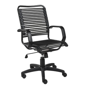 Allison High Back Bungee Office Chair with Ventilated Seat and Graphite Frame Support