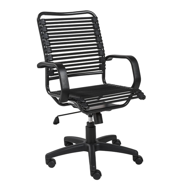 Allison High Back Bungee Office Chair with Ventilated Seat and Graphite Frame Support
