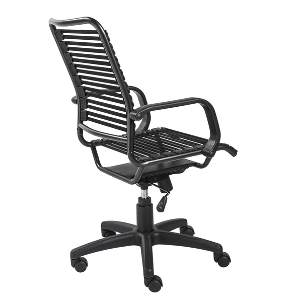 Allison High Back Bungee Office Chair with Ventilated Seat and Graphite Frame Support