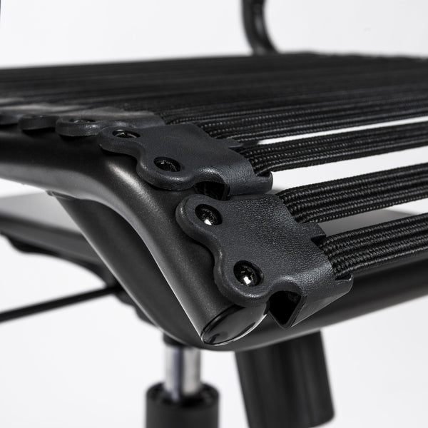 Allison High Back Bungee Office Chair with Ventilated Seat and Graphite Frame Support