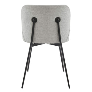 Markus Upholstered Side Chair Set with Plush Foam Seat and Durable Stain Resistant Fabric