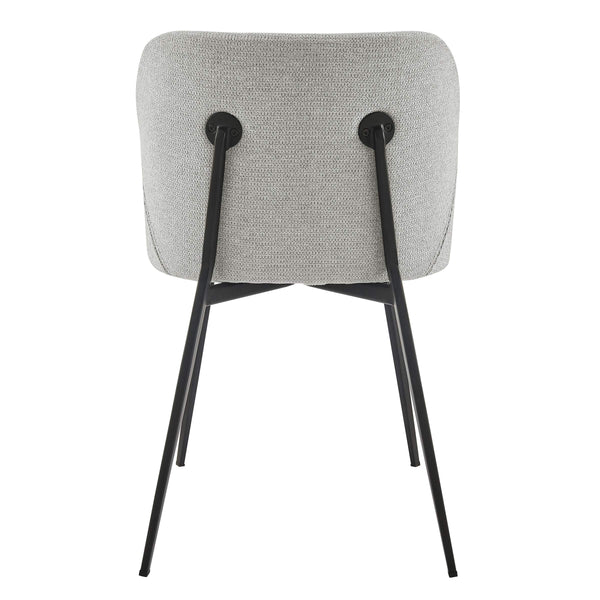 Markus Upholstered Side Chair Set with Plush Foam Seat and Durable Stain Resistant Fabric