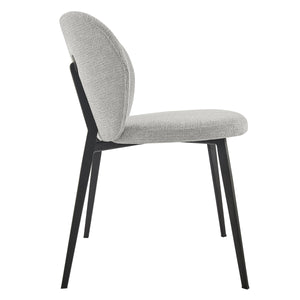 Markus Upholstered Side Chair Set with Plush Foam Seat and Durable Stain Resistant Fabric