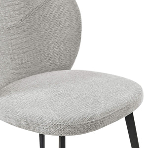 Markus Upholstered Side Chair Set with Plush Foam Seat and Durable Stain Resistant Fabric