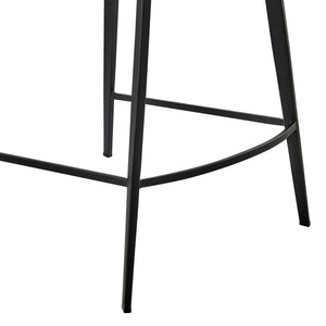 Markus Upholstered Counter Stool with Water Repellent Fabric and Plush Foam Padded Seat
