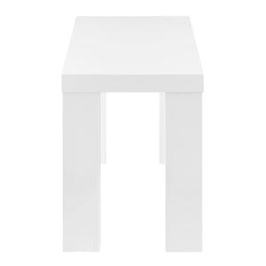 Abby 49 Inch Honeycomb Wood Bench Lightweight Durable Seat for Entryway or Living Room