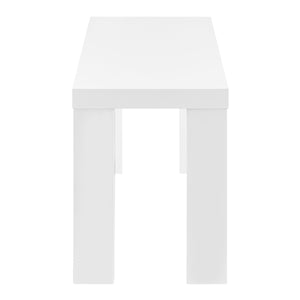 Abby 57 Inch Honeycomb Wood Bench Lightweight Durable Modern Seating for Entryway or Any Room