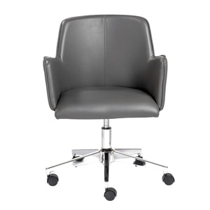 EE Test Vendor Sunny Pro Ergonomic Office Chair Polished Chrome Base Modern Workspace Seating EETEST-29724GRY