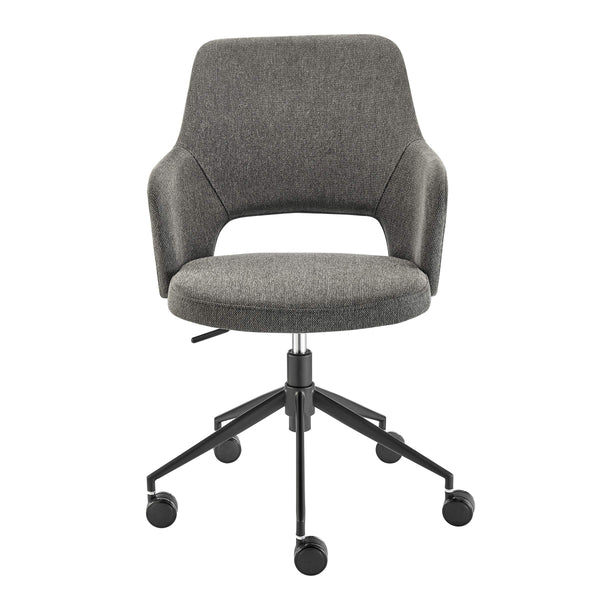 Darcie Cushioned Ergonomic Office Chair with Armrests and Upholstered Seat for Productive Work