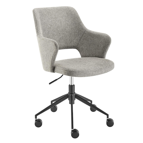 Darcie Cushioned Ergonomic Office Chair with Armrests and Upholstered Seat for Productive Work