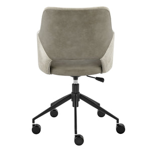 Darcie Cushioned Ergonomic Office Chair with Armrests and Upholstered Seat for Productive Work