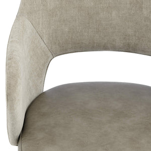Darcie Cushioned Ergonomic Office Chair with Armrests and Upholstered Seat for Productive Work