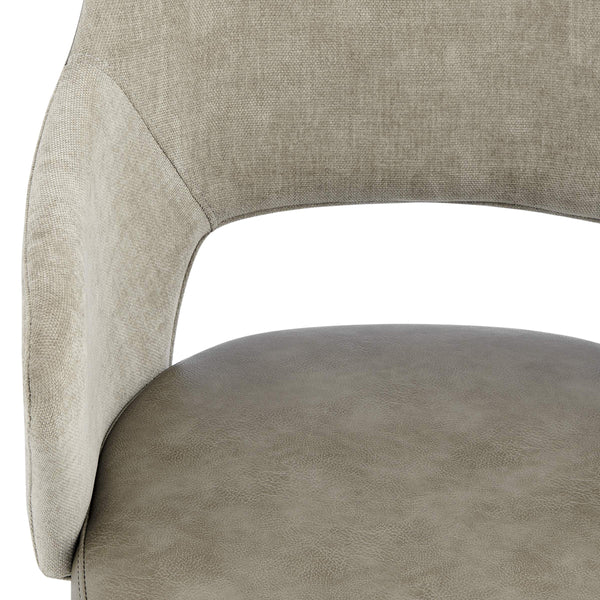 Darcie Cushioned Ergonomic Office Chair with Armrests and Upholstered Seat for Productive Work