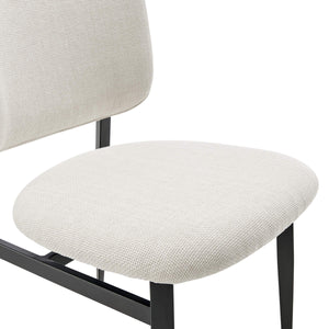 Felipe Contract Grade Side Chair with Welded Steel Frame for Modern Dining and Office Spaces