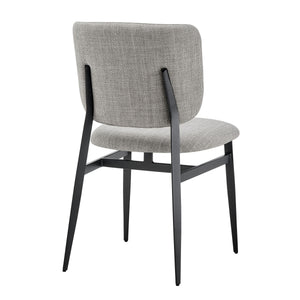Felipe Contract Grade Side Chair with Welded Steel Frame for Modern Dining and Office Spaces
