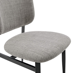 Felipe Contract Grade Side Chair with Welded Steel Frame for Modern Dining and Office Spaces