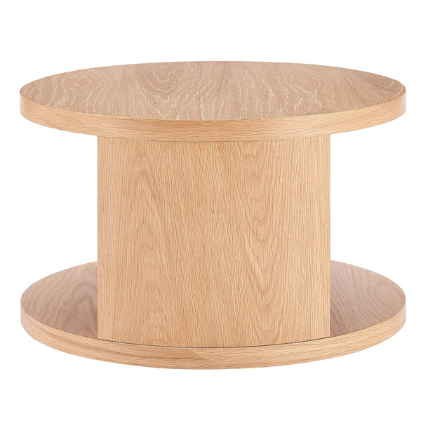 Svea Oak Nesting End Tables Scandinavian Minimalist Design for Living Room