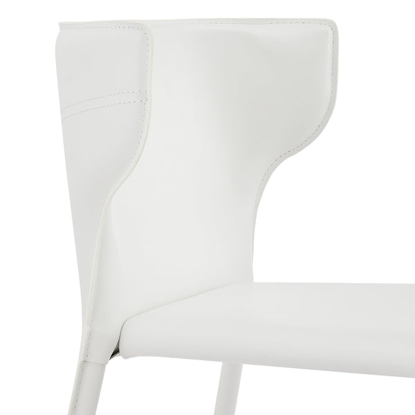 Divinia Upholstered Counter Stools with Steel Frame for Kitchen or Dining Room Set of 2