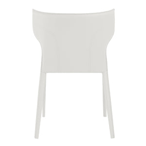 Divinia Stacking Side Chairs with Steel Frame for Versatile Dining Room Comfort Seating Set