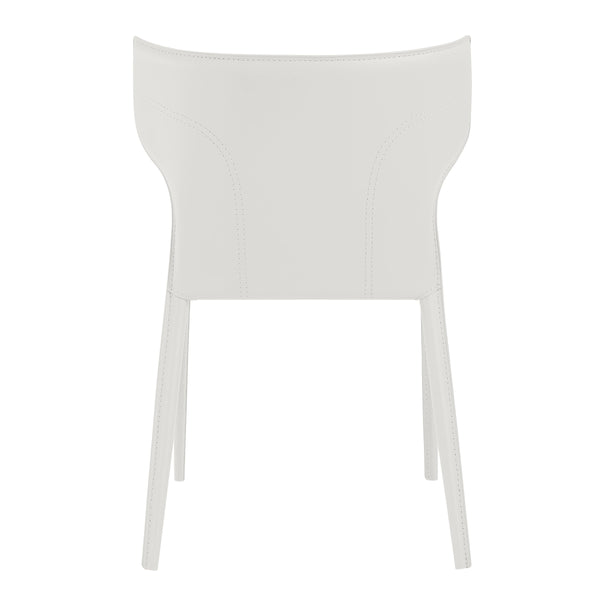 Divinia Stacking Side Chairs with Steel Frame for Versatile Dining Room Comfort Seating Set