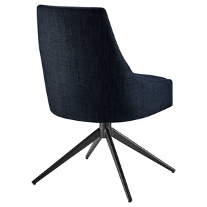 Signa Swivel Accent Chair Upholstered Fabric Steel Base Scandinavian Hygge Style Modern Comfort
