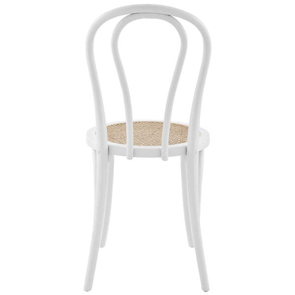 Marko Art Deco Bentwood Side Chairs with Woven Cane Seats for Stylish Dining Set of 2