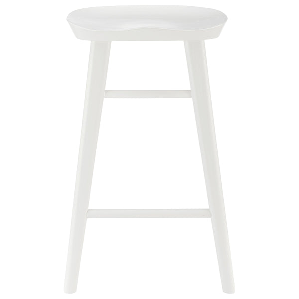 Vieno Solid Elm Wood Counter Stool Minimalist Design for Modern Bar and Kitchen Seating