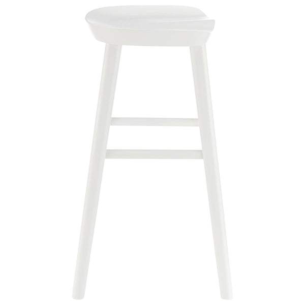 Vieno Solid Elm Wood Counter Stool Minimalist Design for Modern Bar and Kitchen Seating