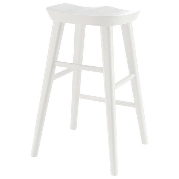 Vieno Solid Elm Wood Counter Stool Minimalist Design for Modern Bar and Kitchen Seating