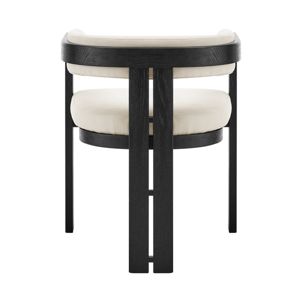 Blixa Fsc Certified Solid Oak Accent Armchair with Upholstered Seat for Modern Living Spaces