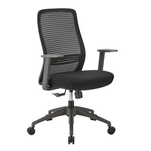 Kasper Midback Office Chair Breathable Mesh Back Molded Foam Seat Ergonomic Nylon Frame