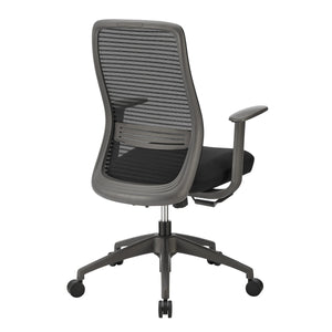 Kasper Midback Office Chair Breathable Mesh Back Molded Foam Seat Ergonomic Nylon Frame