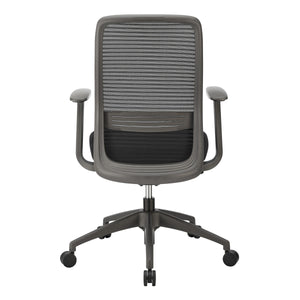 Kasper Midback Office Chair Breathable Mesh Back Molded Foam Seat Ergonomic Nylon Frame