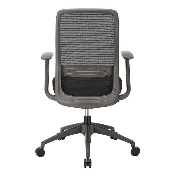 Kasper Midback Office Chair Breathable Mesh Back Molded Foam Seat Ergonomic Nylon Frame