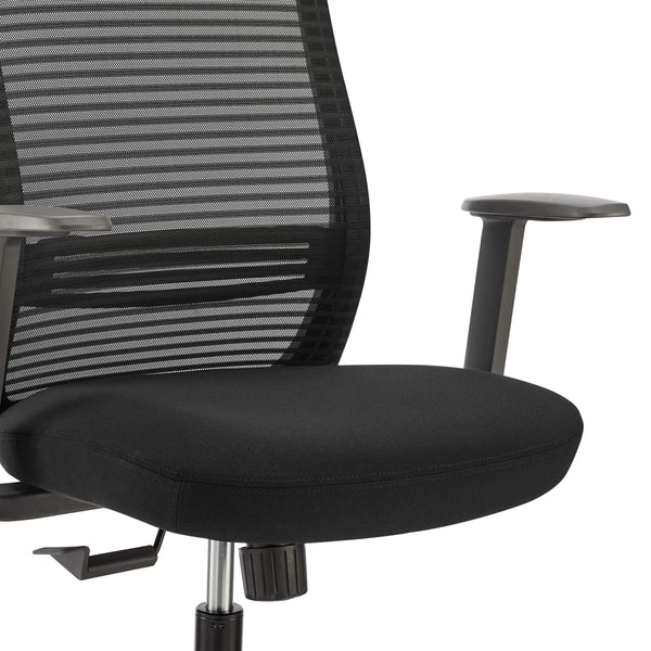Kasper Midback Office Chair Breathable Mesh Back Molded Foam Seat Ergonomic Nylon Frame