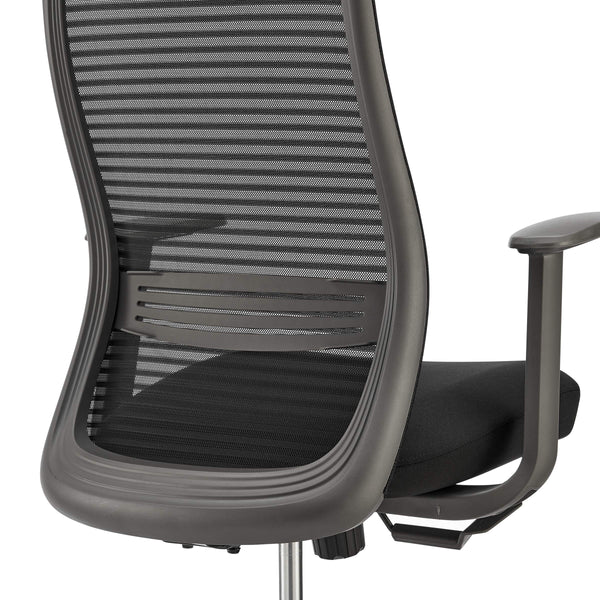 Kasper Midback Office Chair Breathable Mesh Back Molded Foam Seat Ergonomic Nylon Frame